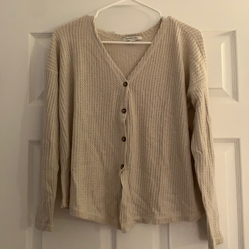 American Eagle Button Up Sweater